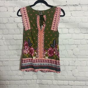 Anthropologie Multicolor Floral Blouse